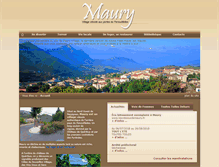 Tablet Screenshot of maury-village.com